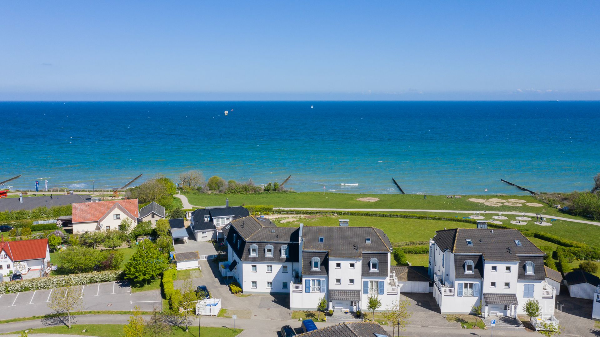 Wohnanlage in Nienhagen mit Blick auf die Ostsee